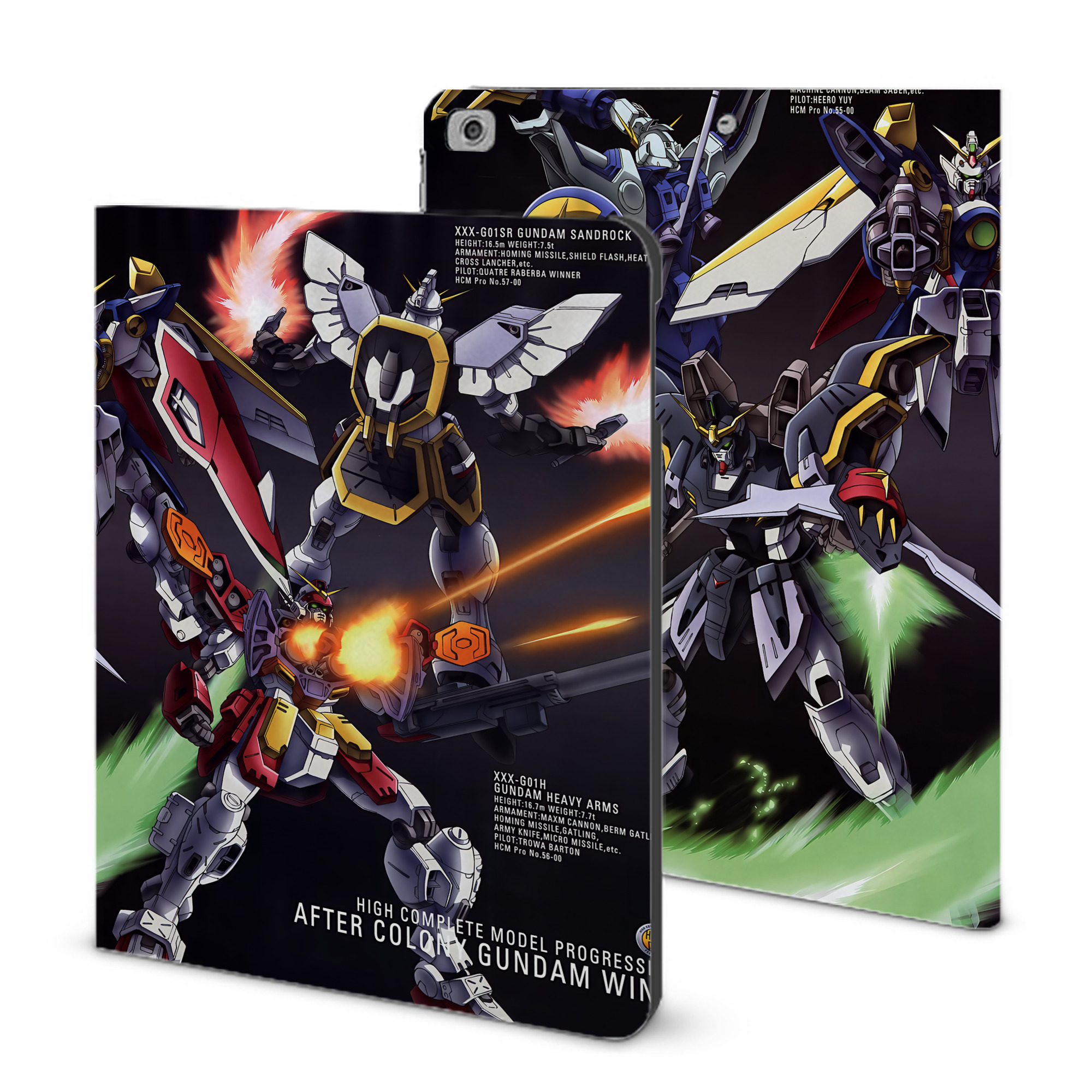 （画像用） 機動戦士ガンダム Mobile Suit Gundam IPad ケース ブック型 PUレザー TPU 耐衝撃 軽量 薄型 ペン収納なし 全面保護 IPad 各モデル対応